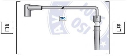 BRECAV 92.20080 Ignition Cable